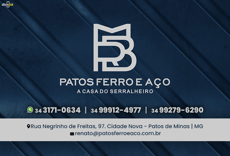Banner PATOS FERRO E AÇO
